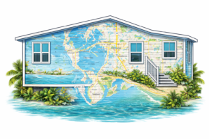 Mobile home vapor barrier repair in Clearwater Florida